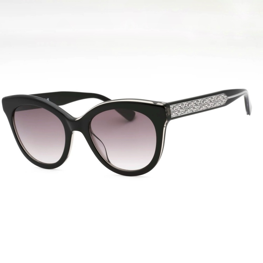 NWT Longchamp Black cateye Sunglasses with Case